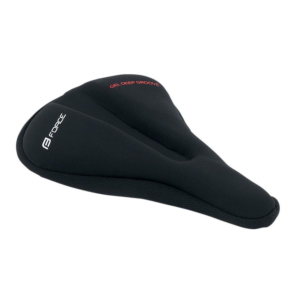 FORCE GEL SADDLE COVER BLACK