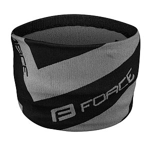 **FORCE ARROW WINTER SCARF, BLACK-GREY,UNI