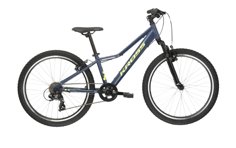 KROSS HEXAGON JR 1.0 M 24"  WHEEL NAVY BLUE/YELLOW GLOSSY