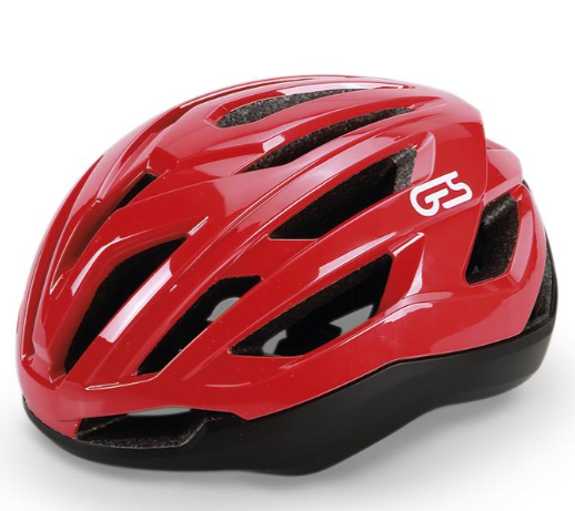 **GES HUEZ HELMET RED/BLACK M  (54-58)