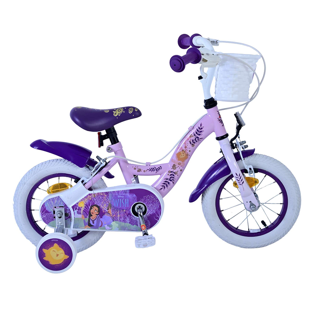 WISH KIDS BIKE 12"WHEEL PURPLE