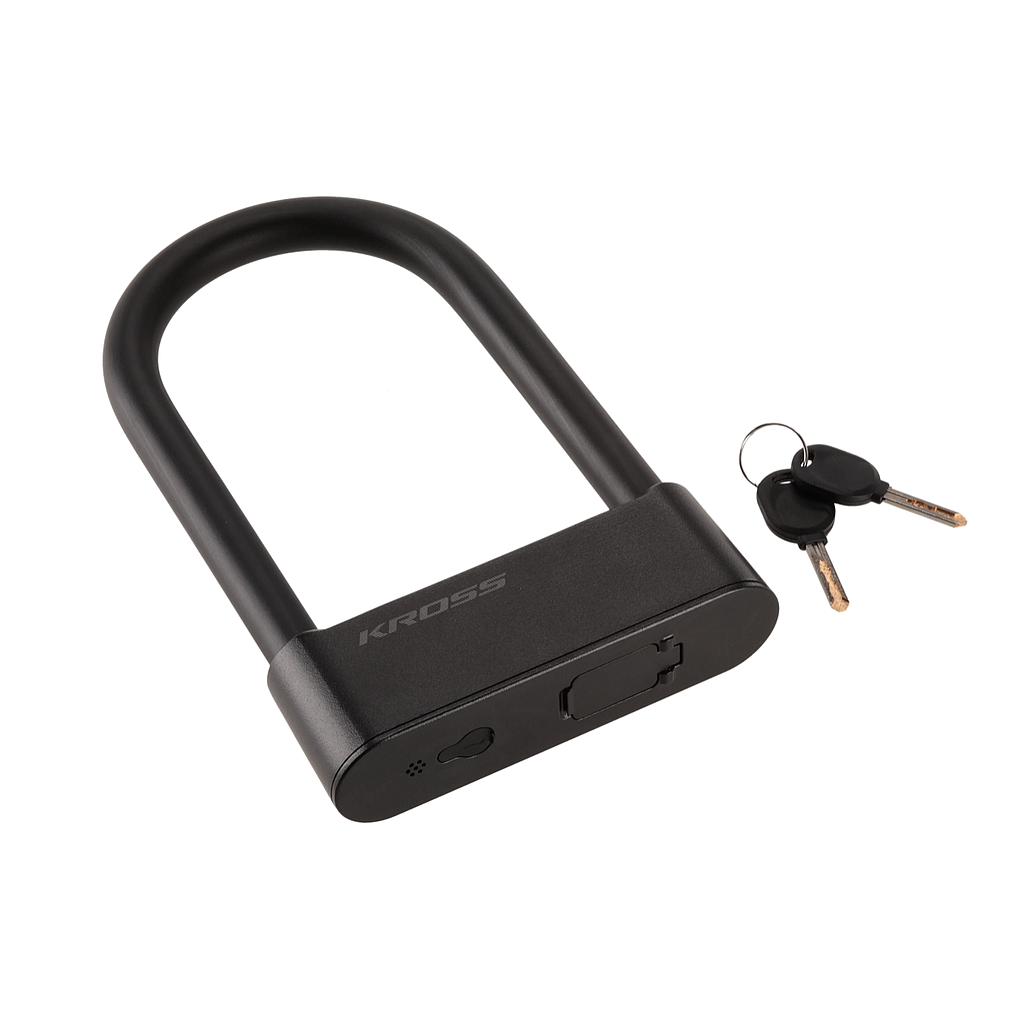 KROSS eKZU 430 SHACKLE LOCK 167 X 97mm FINGER PRINT KEY