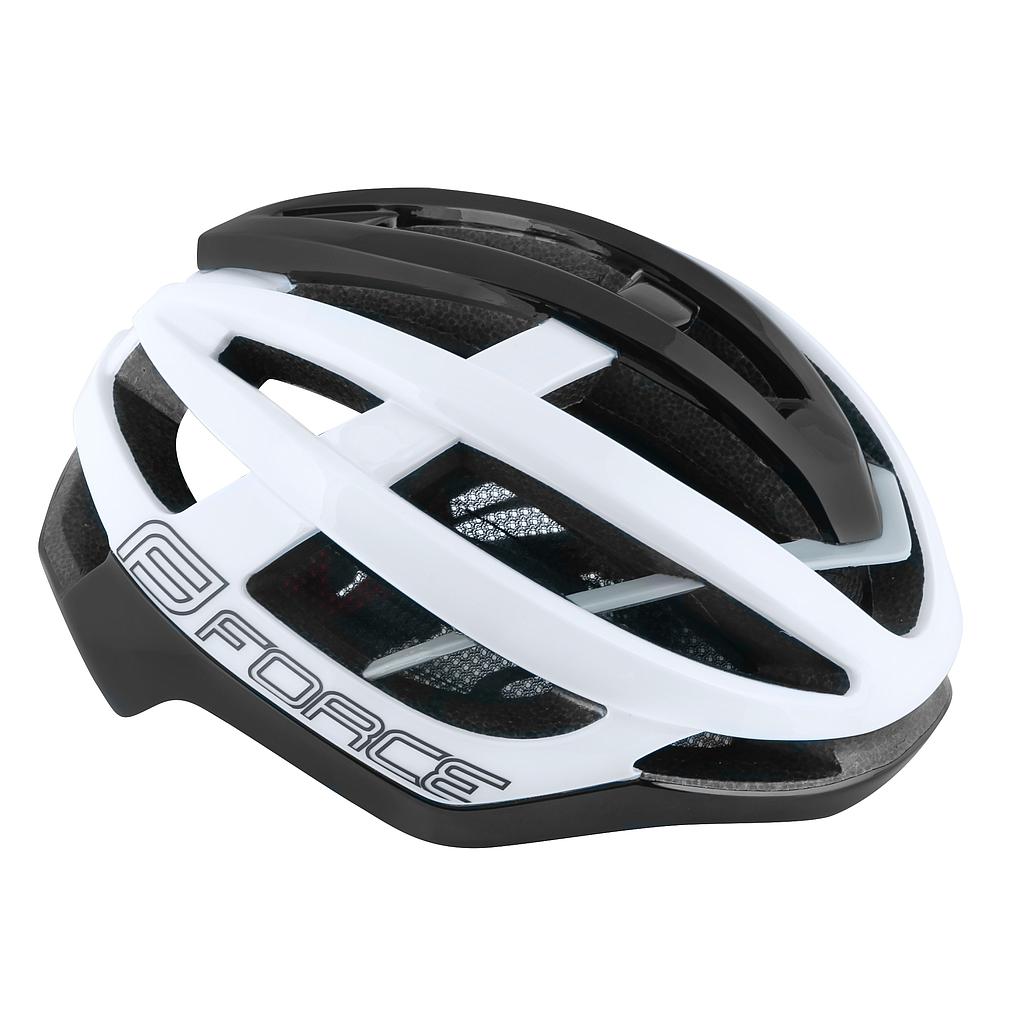 **FORCE LYNX HELMET L-XL WHITE-BLACK.