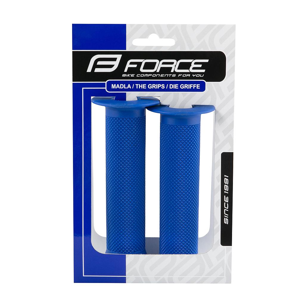 FORCE BMX GRIPS 130 RUBBER, BLUE,