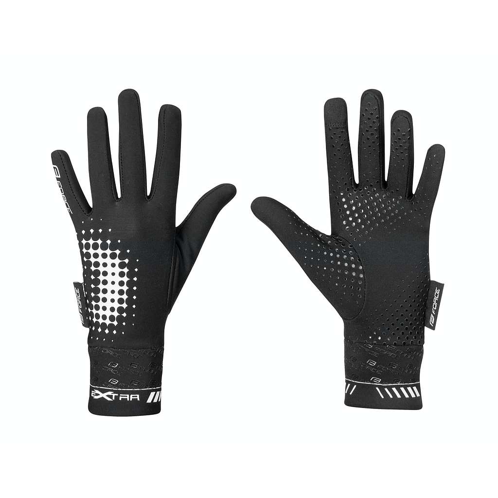 FORCE KID EXTRA GLOVE, SPRING-AUTUMN, BLACK XL