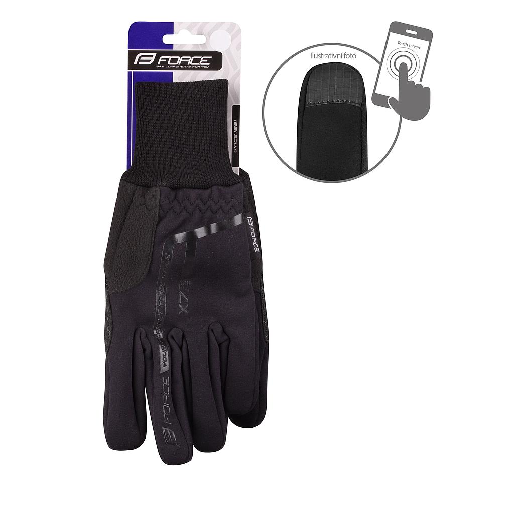 **FORCE X72 WINTER GLOVES BLACK M