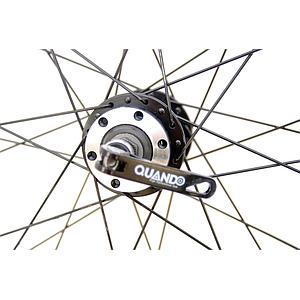 700C FRONT WHEEL 6 BOLT DISC BRAKE  BLACK QR