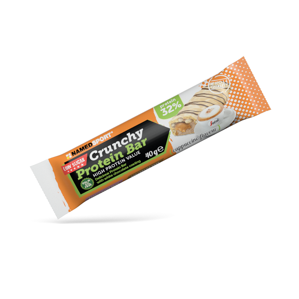 **NAMEDSPORT CAPPUCINO CRUNCHY PROTEIN BAR 40G (BOX OF 24)