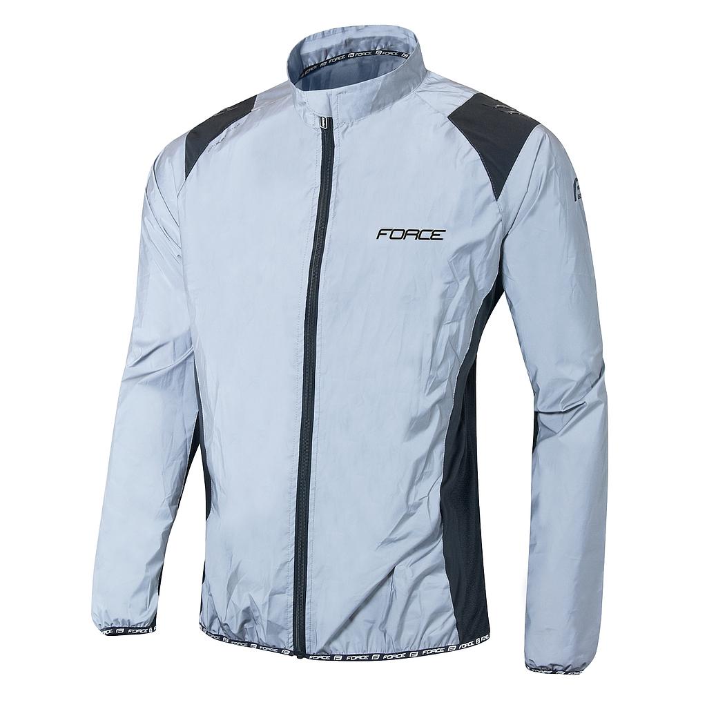 **FORCE REFLECTIVE JACKET LIGHT GREY L