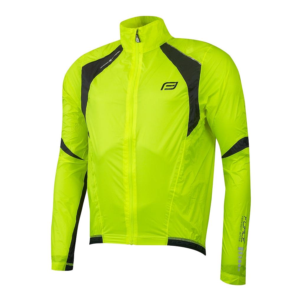 **FORCE X53 WINDPROOF JACKET FLUO/BALCK M