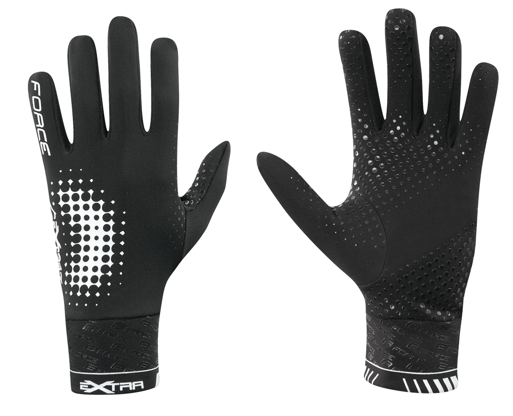 **FORCE EXTRA GLOVES BLACK S