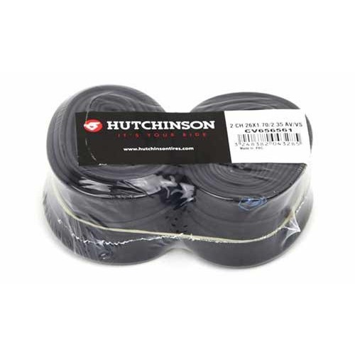HUTCHINSON SCHRADER (AUTO/CAR) VALVE TUBE 26 x 1.70/2.35 (TWIN PACK PRICE)