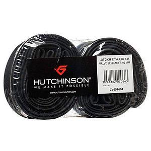 **HUTCHINSON SCHRADER (AUTO/CAR) VALVE TUBE 650B 27.5 x 1.70/2.35 (TWIN PACK PRICE)