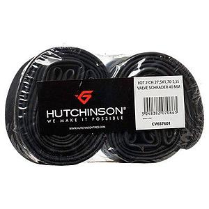 HUTCHINSON SCHRADER (AUTO/CAR) VALVE TUBE 650B 27.5 x 1.70/2.35 (TWIN PACK PRICE)