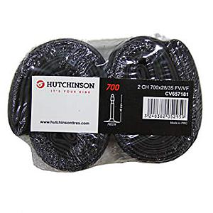 HUTCHINSON PRESTA VALVE 48MM TUBE 700 x 28/35 (TWIN PACK PRICE)