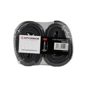 HUTCHINSON PRESTA VALVE 48MM TUBE 700 x 20/25(TWIN PACK PRICE)
