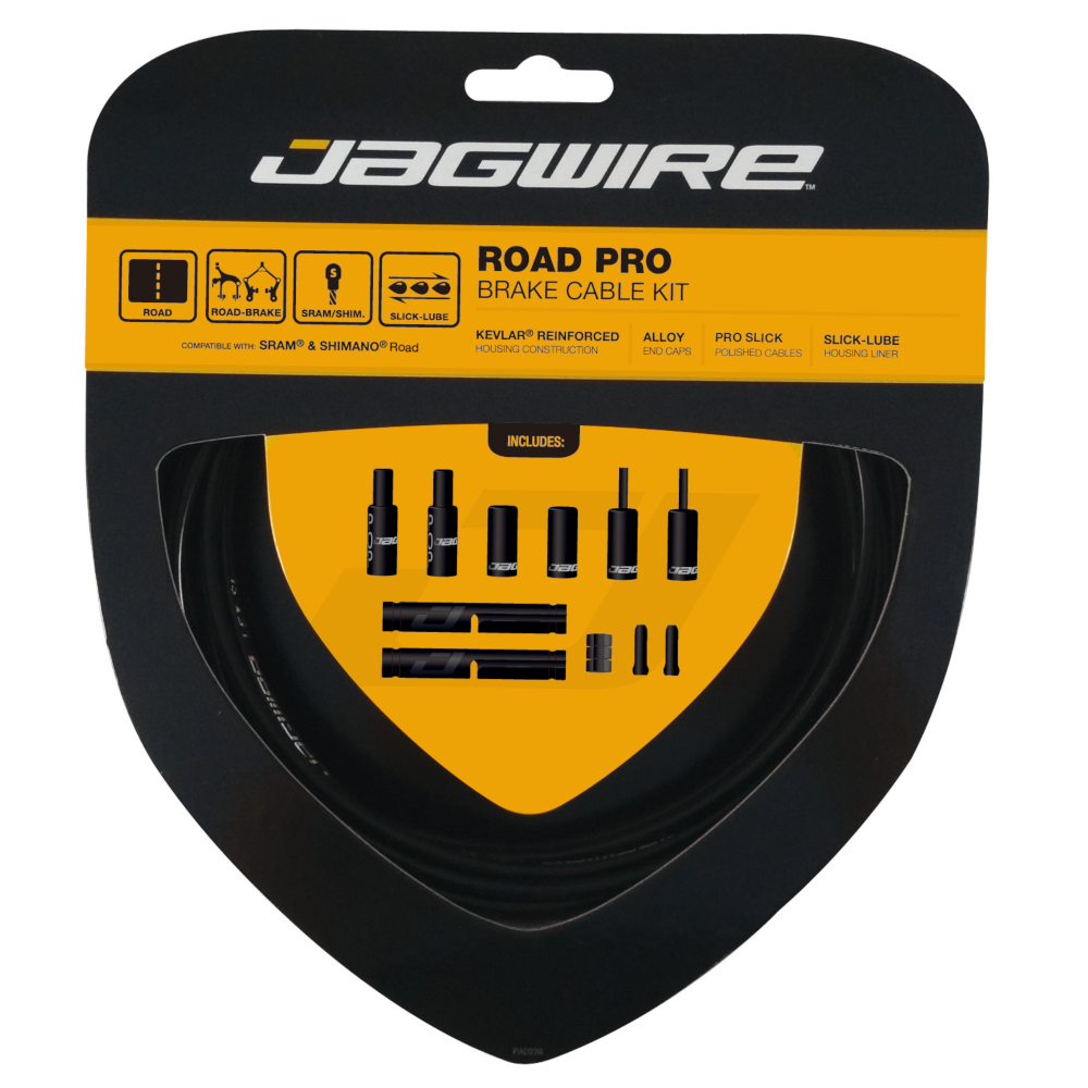 **JAGWIRE ROAD PRO BRAKE CABLE KIT STEALTH BLACK
