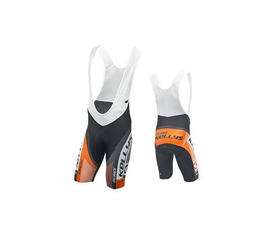 KELLYS PRO RACE WITH PADDING BIBSHORTS ORANGE M