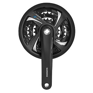SHIMANO TOURNEY CHAINSET BLACK 48/38/28T