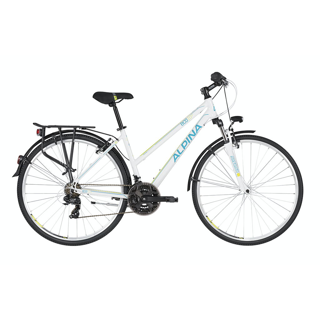 ALPINA ECO LT10 S LADIES HYBRID CROSS/TREKING BIKE WHITE