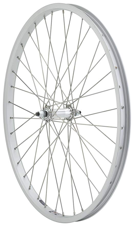 ALLOY FRONT WHEEL SILVER  26 x 1.75 D/SKIN WALL