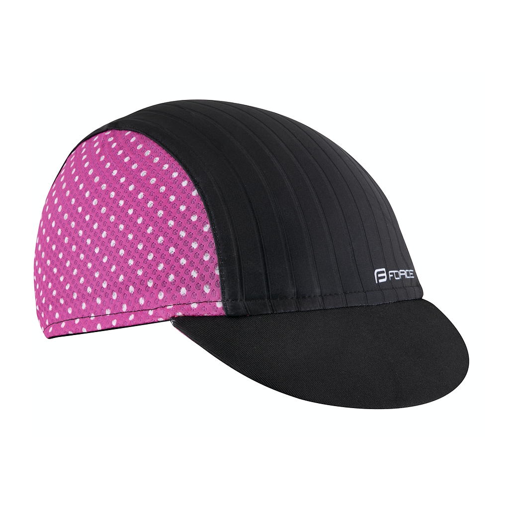 FORCE F POINTS CYCLING CAP S-M BLACK/PINK