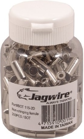 JAGWIRE BRAKE FERRULE 5MM (QTY 200)