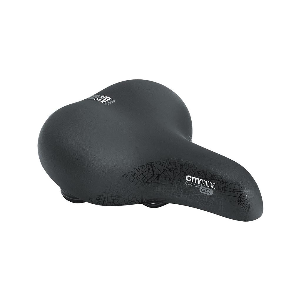 KELLYS CITYRIDE ELASTOMER GEL SADDLE BLACK