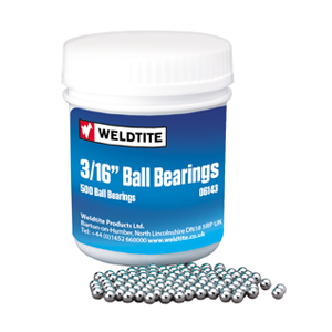 WELDTITE BALL BEARINGS 3/16&quot; (TUB 500)