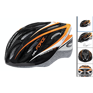 FORCE HAL HELMET BLACK/ORANGE/WHITE S/M