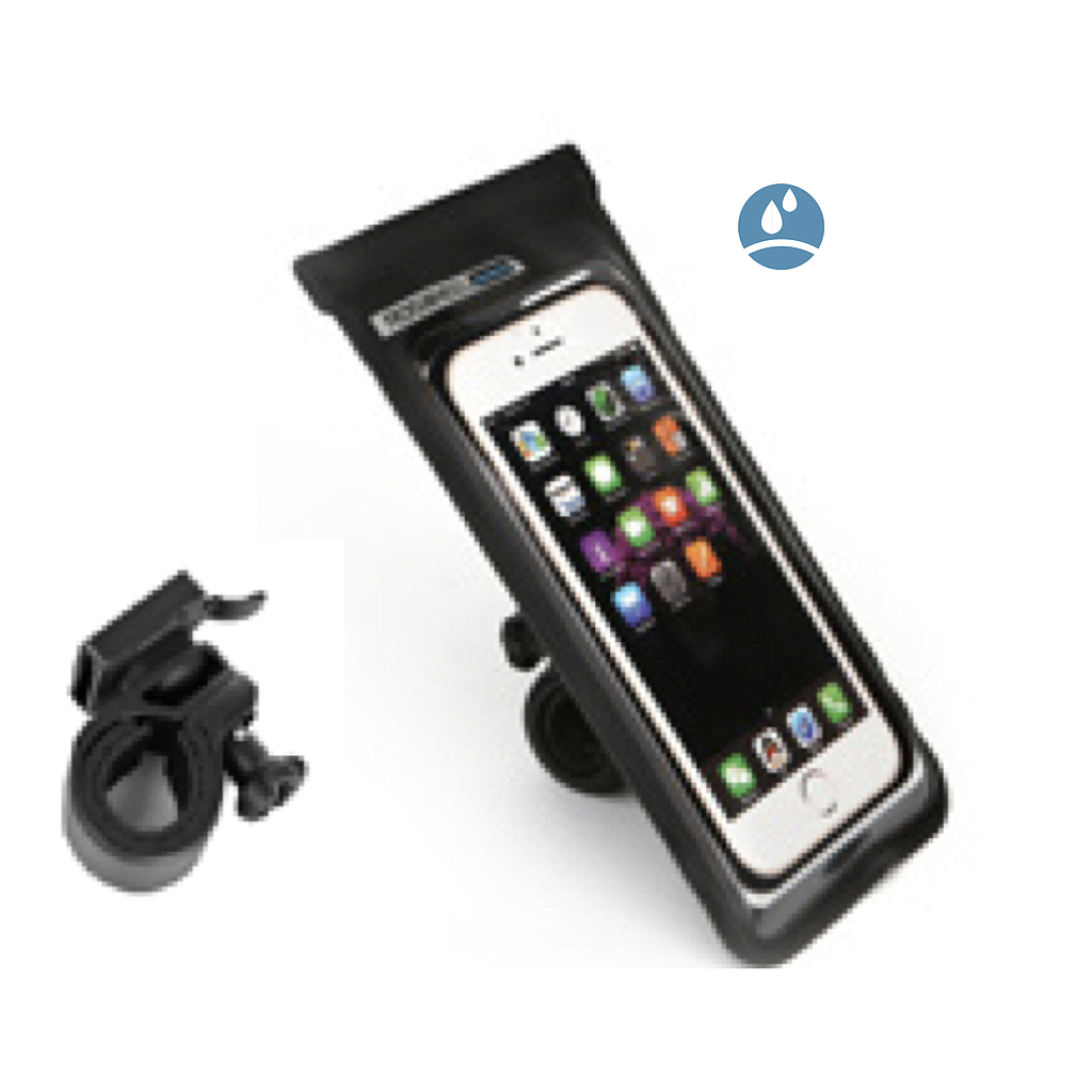 B-RACE DRY WATERPROOF SMARTPHONE HANDLEBAR HOLDER BLACK