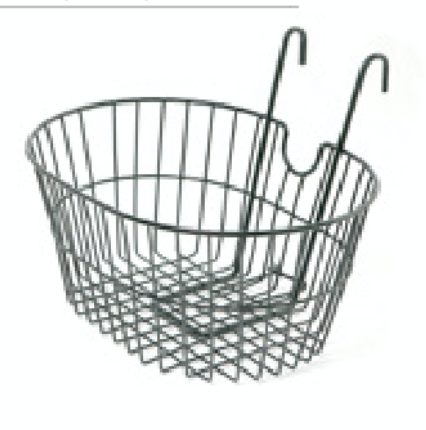 OVAL FRONT WIRE BASKET