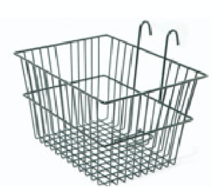 FRONT WIRE BASKET BLACK