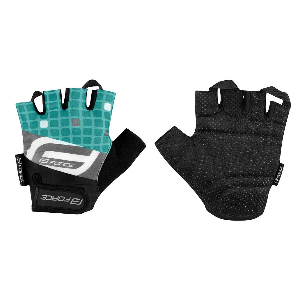 FORCE SQUARE MITTS TURQUOISE MEDIUM