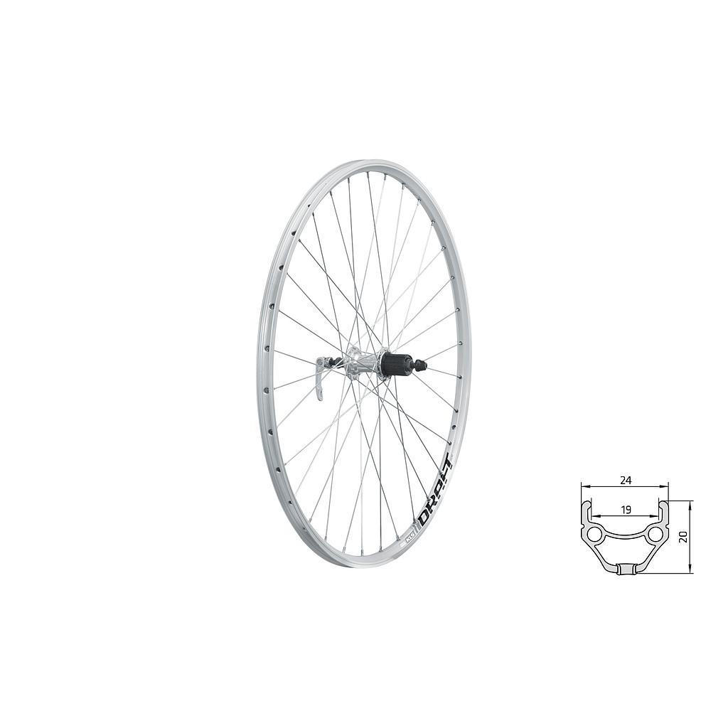 **KELLYS DRAFT REAR CASSETTE WHEEL SILVER 700c