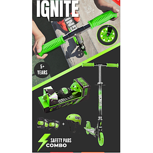 IGNITE  FLOW SCOOTER COMBO PACK (GREEN)
