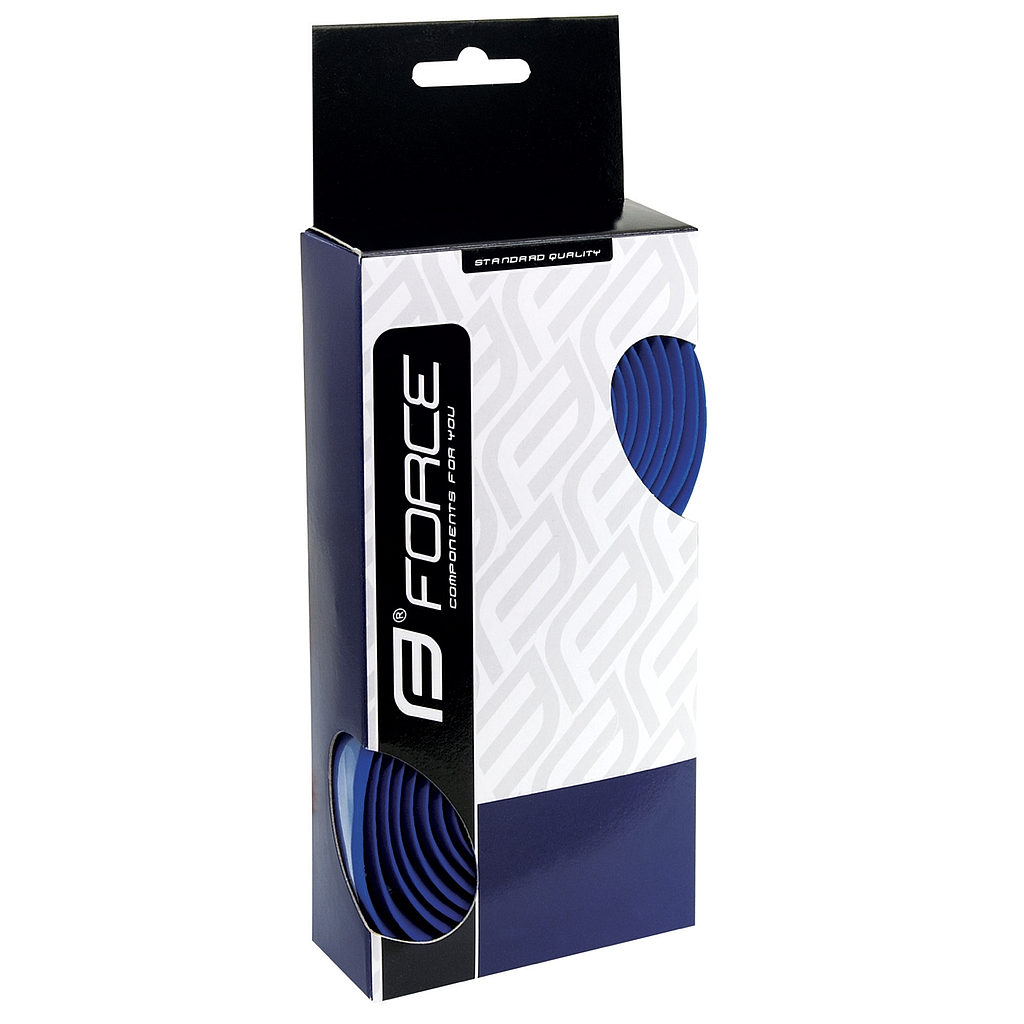 FORCE EVA HANDLEBAR TAPE &amp; PLUGS BLUE