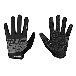 FORCE SWIPE MTB GLOVES X/LARGE BLACK-GREY