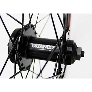 ALLOY FRONT DISC 6 BOLT WHEEL NARROW SECTION QR  BLACK 700C