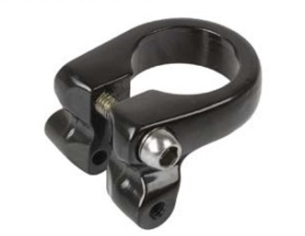 SEAT CLAMP WITH CARRIER FITTING 31.8MM BLACK