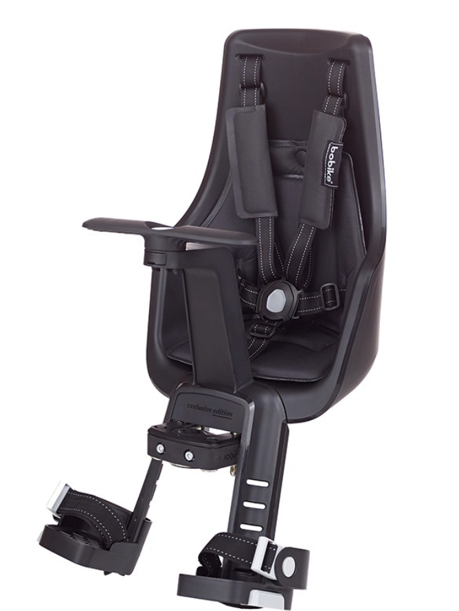 **Bobike EXCLUSIVE MINI PLUS FRONT CHILDSEAT URBAN BLACK