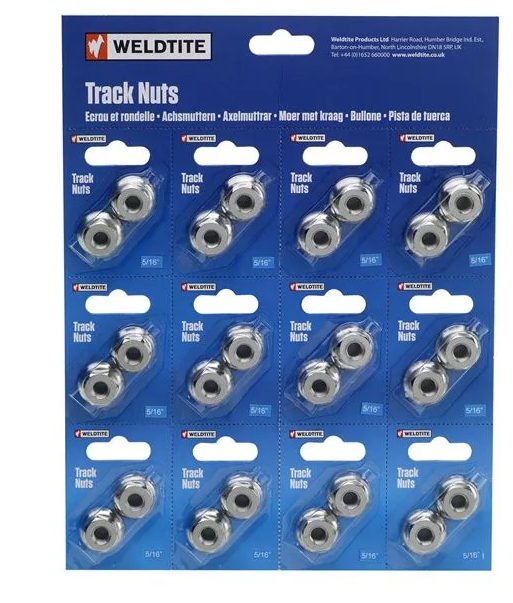 WELDTITE 3/8&quot; TRACK NUTS (1PAIR )
