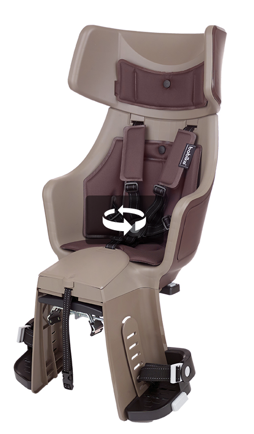 **Bobike EXCLUSIVE TOUR PLUS CARRIER MOUNT LED TOFFEE BROWN
