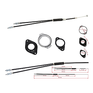 **BMX GIRO SET & CABLES COMPLETS