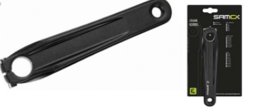 SAMOX RH CRANK FOR E-BIKE 13mm OFFSET