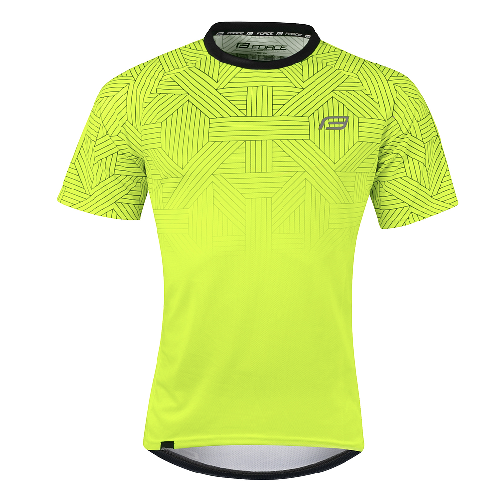 ** FORCE CITY SHORT SLEEVE JERSEY FLUO/BLACK MEDIUM