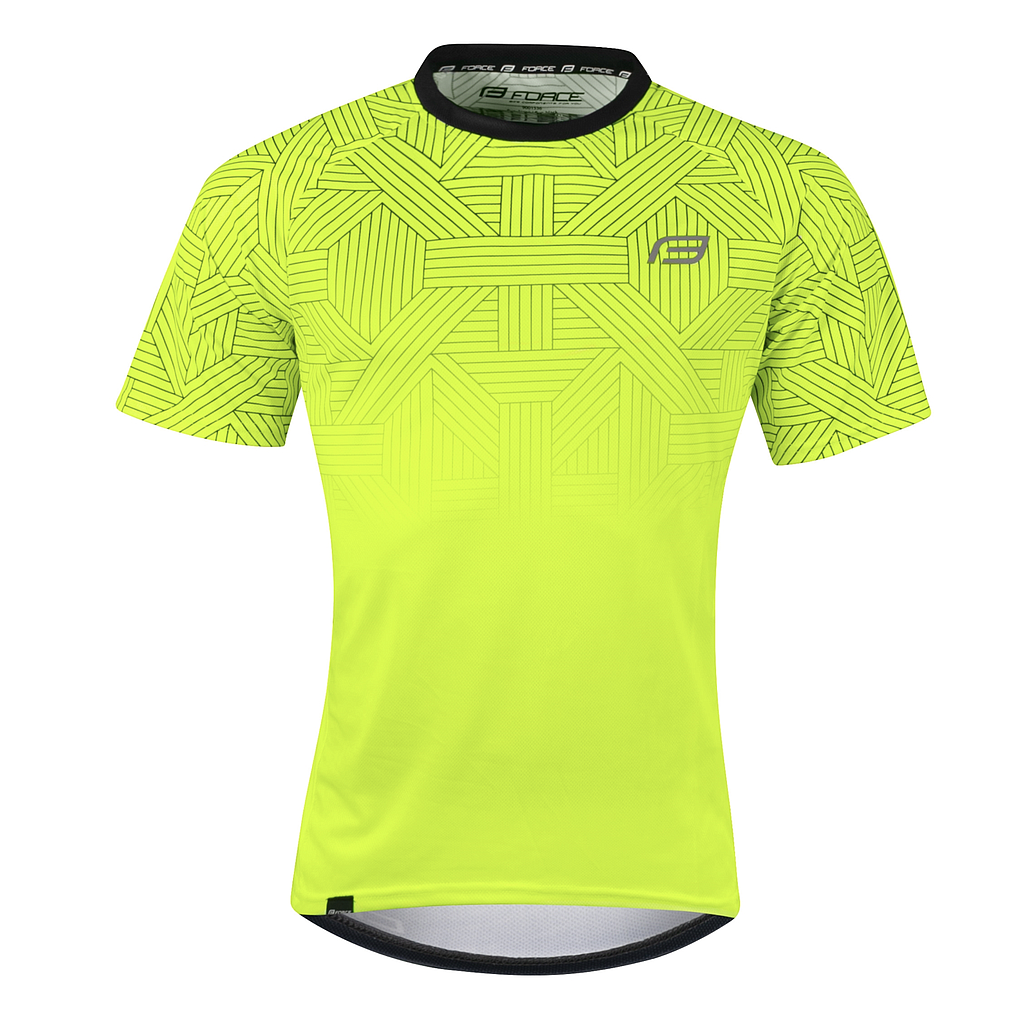 ** FORCE CITY SHORT SLEEVE JERSEY FLUO/BLACK XX/LARGE