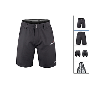 FORCE BLADE MTB SHORTS WITH SEPERATE PAD M BLACK