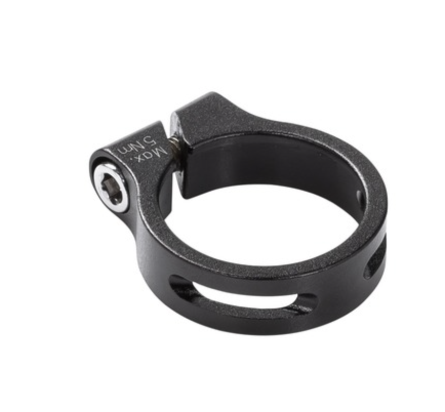 KELLYS HEX PIN SEAT CLAMP 31.8mm BLACK 31.8MM