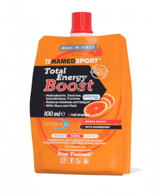 **NAMEDSPORT ENERGY BOOST RED ORANGE FLAVOR (BOX OF 18 100ml)